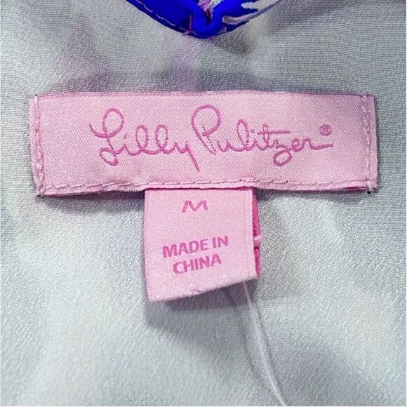Lilly Pulitzer Lela Silk Dress One Too Many - Picture 9 of 12